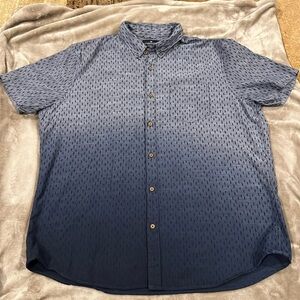 Like new men’s button down “faded” shirt